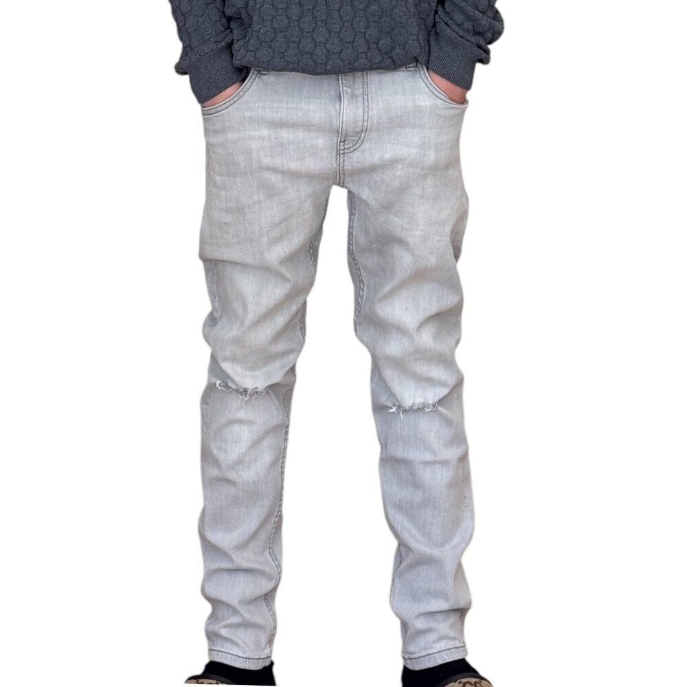 FSBN Gray Slim-Fit Men's jeans